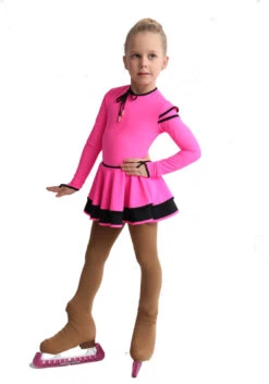 IceDress Figure Skating Dress - Thermal - Duet (Hot Pink With Black) -Paramount Happy Shop dc1c8660dd3f 29128 47971 69615 65893.1582515642