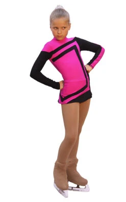 IceDress Figure Skating Dress-Thermal - Avangard (Fuchsia With Black ) -Paramount Happy Shop e60e6c6a62e6 14765 03796 56060 49850 22053.1582448015