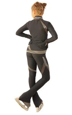 IceDress - Figure Skating Training Outfit - Cascade-Silver (Dark Grey With Silver) -Paramount Happy Shop eb06b79e4b1b 75731 31609 76409.1582430485