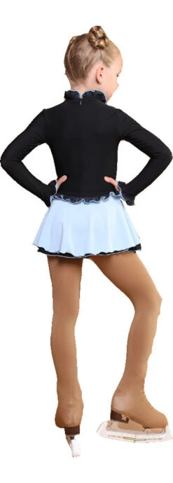 IceDress Figure Skating Dress - Thermal - Dragonfly (Black With Pale Blue) -Paramount Happy Shop ece4d5fe89e8 27749.1601395581