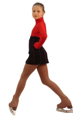 IceDress Figure Skating Dress - Thermal - IceFashion (Black With Red) -Paramount Happy Shop f3eaed88aceb 11162 29995 09776.1582499431