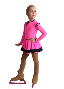 IceDress Figure Skating Dress - Thermal - Duet (Hot Pink With Black) -Paramount Happy Shop f4f8e74c0347 94626 81710 47968 88981.1582515642