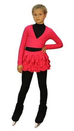 IceDress Figure Skating Outfit - Thermal - Butterfly (Raspberry)