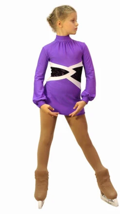 IceDress Figure Skating Dress-Thermal - Jackson (Purple)